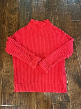 GAP Red Chunky Cotton Sweater